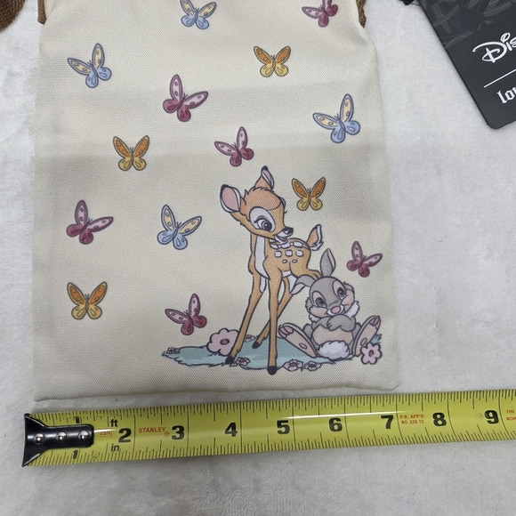 Loungefly Disney Bambi Thumper Flower Passport Crossbody Bag NWT Hot Topic - Picture 12 of 13